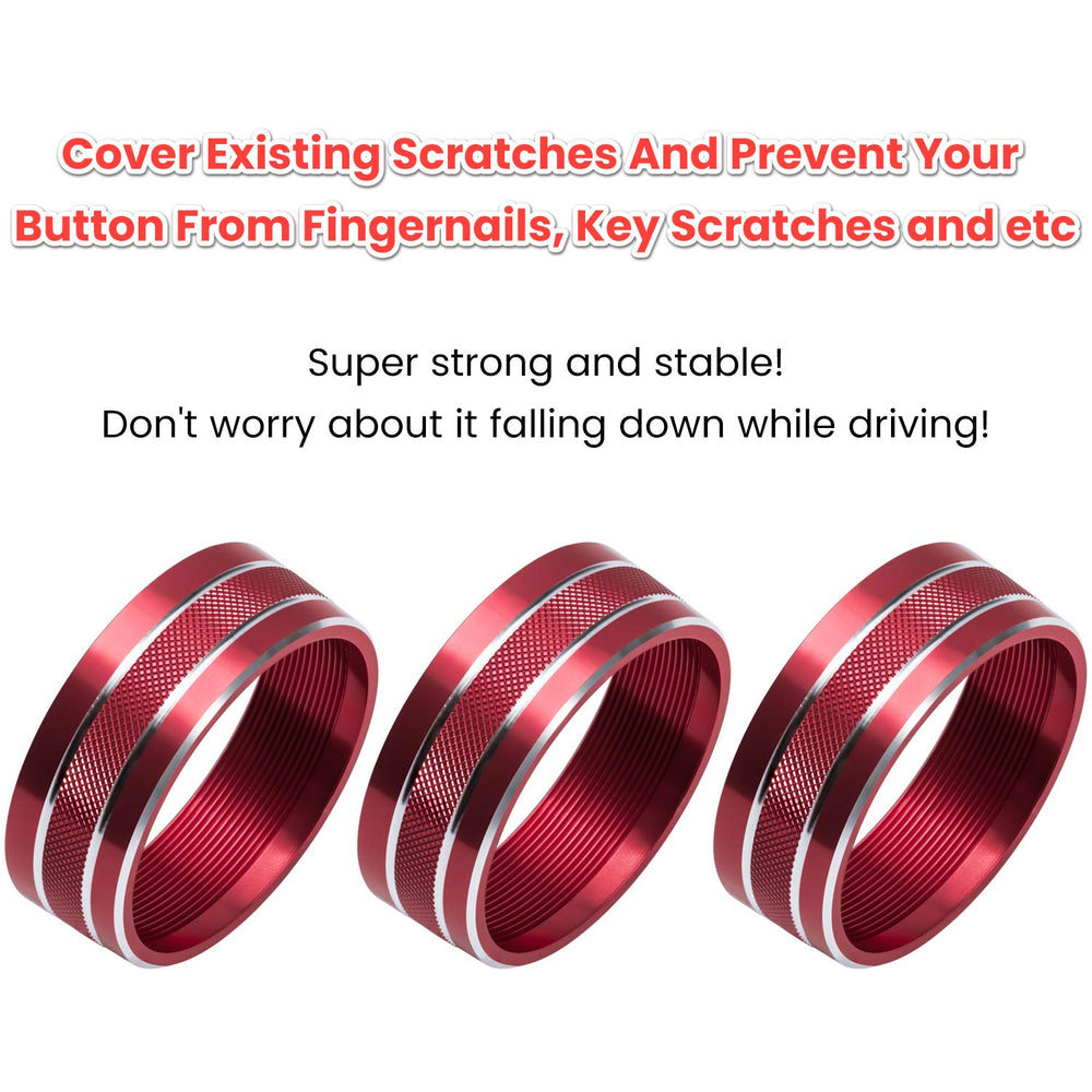 E-cowlboy aluminum red button cover finish resists corrosion.