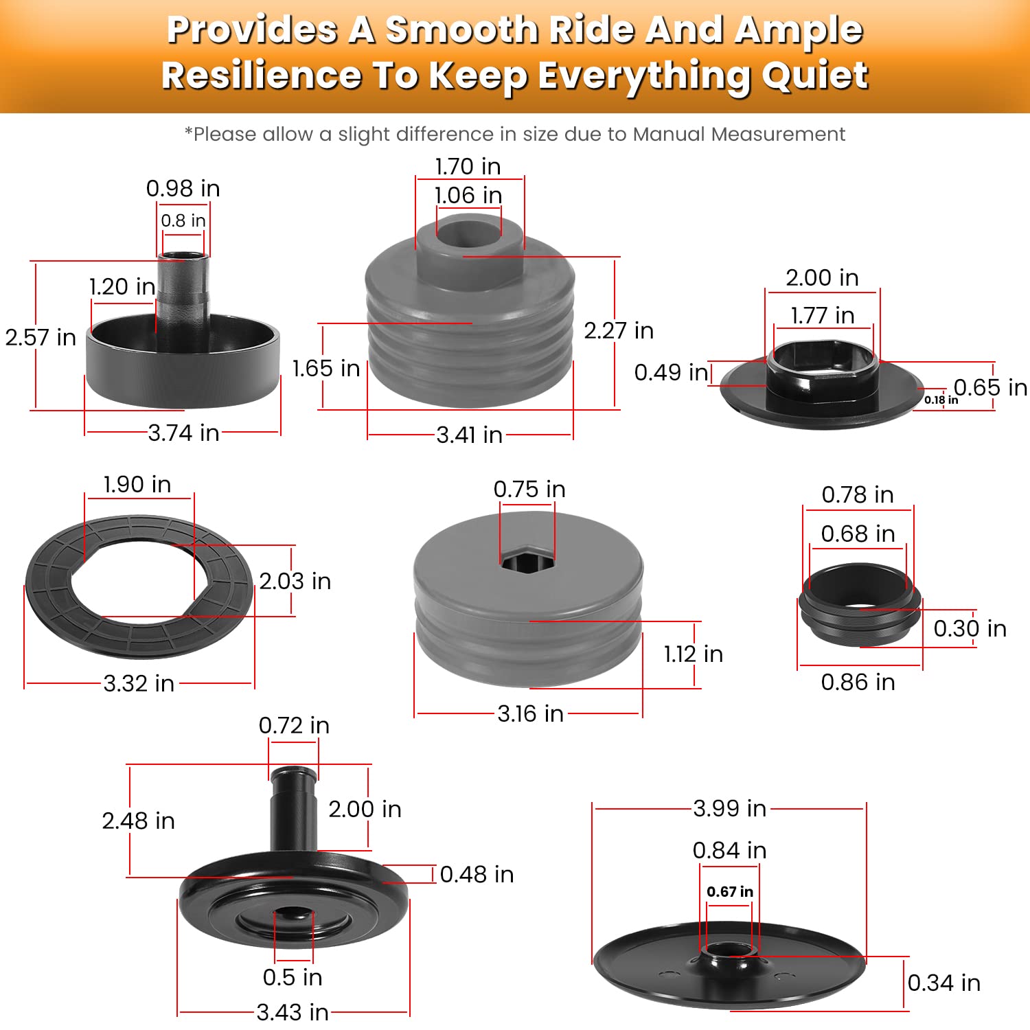 E-cowlboy cup seals help seal the mounting cups securely