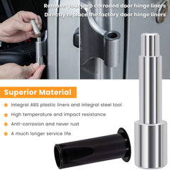 E-cowlboy door bushing removal tool helps swap rusted liners quickly and cleanly.