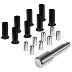 E-cowlboy door pin guides assist alignment for Jeep Wrangler pins and hinges.