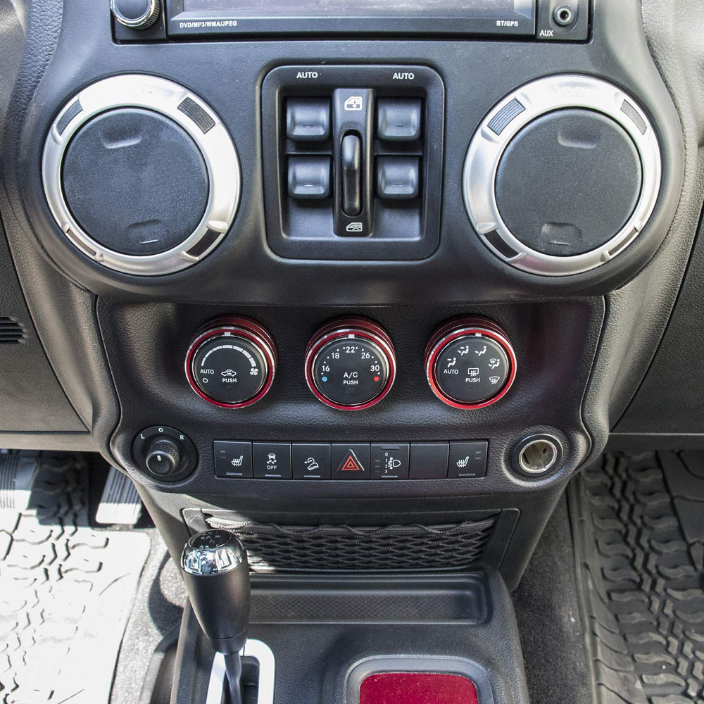 E-cowlboy easy-install red trim with adhesive for secure fit.