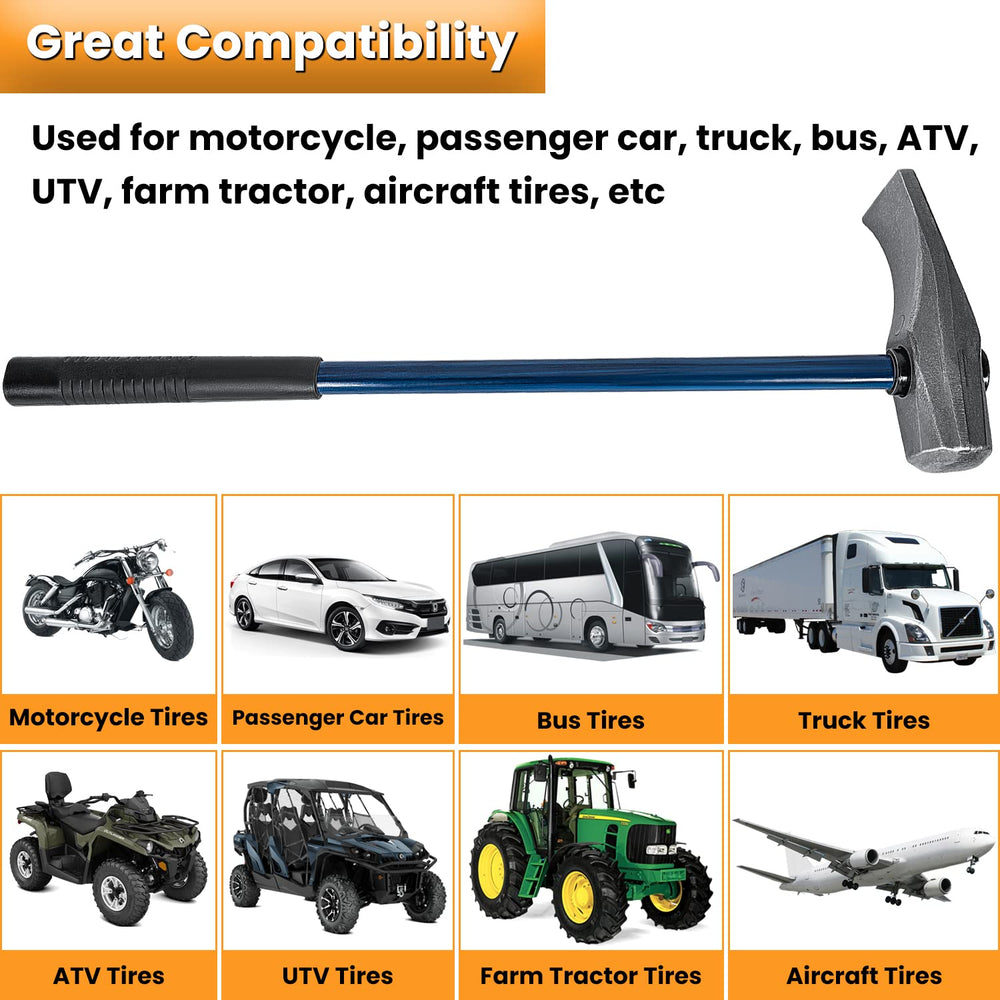 E-cowlboy ergonomic handle reduces fatigue during long bead removal tasks.