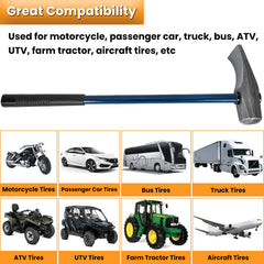 E-cowlboy ergonomic handle reduces fatigue during long bead removal tasks.