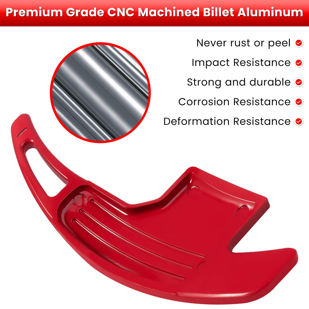 E-cowlboy red paddle fits Mustang interiors and protects the original.