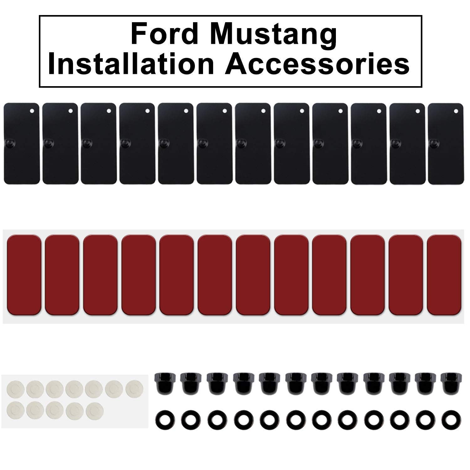 Ecowlboy fitment for Ford Mustang louvers demonstrates model compatibility.