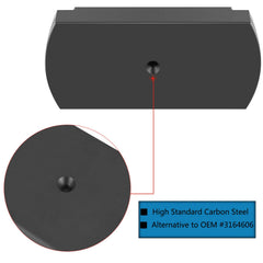 E-cowlboy heavy-duty carbon steel construction close-up for durability.