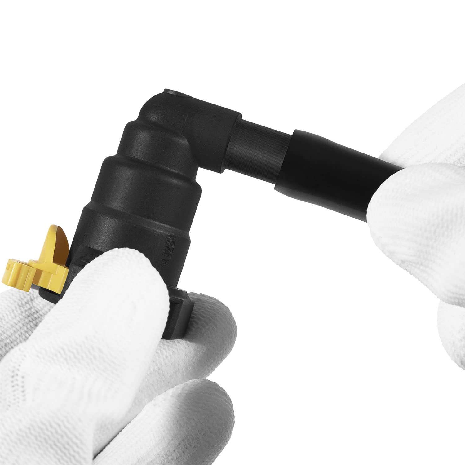 E-cowlboy hose clamps ready for tight sealing during installation.