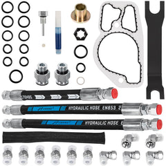 E-cowlboy HPOP master service kit for Ford 7.3L Powerstroke, ready for installation.