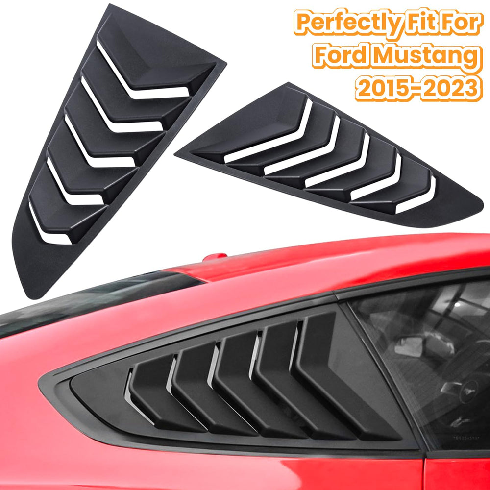 Mustang louvers add retro styling to enhance curb appeal