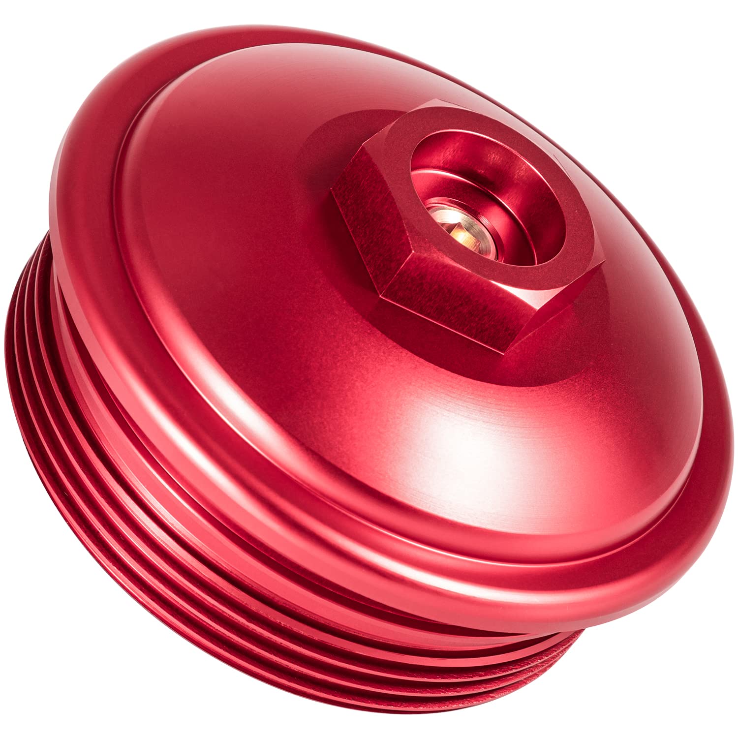 E-cowlboy red finish adds a bold aftermarket look.