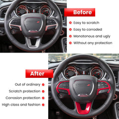 Grand Cherokee SRT8 red trim boosts interior look with UV resistance.
