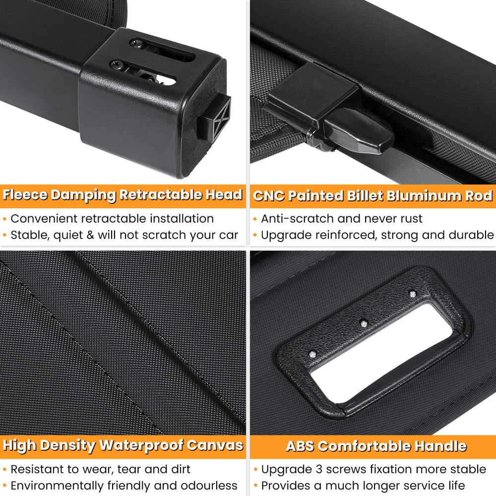 E-cowlboy retractable design saves space while keeping cargo hidden.