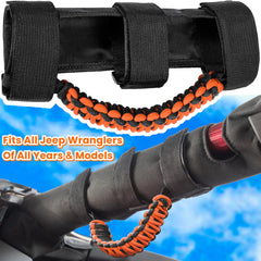Durable 550 paracord grip with rugged padding ensures reliable entry and exit.