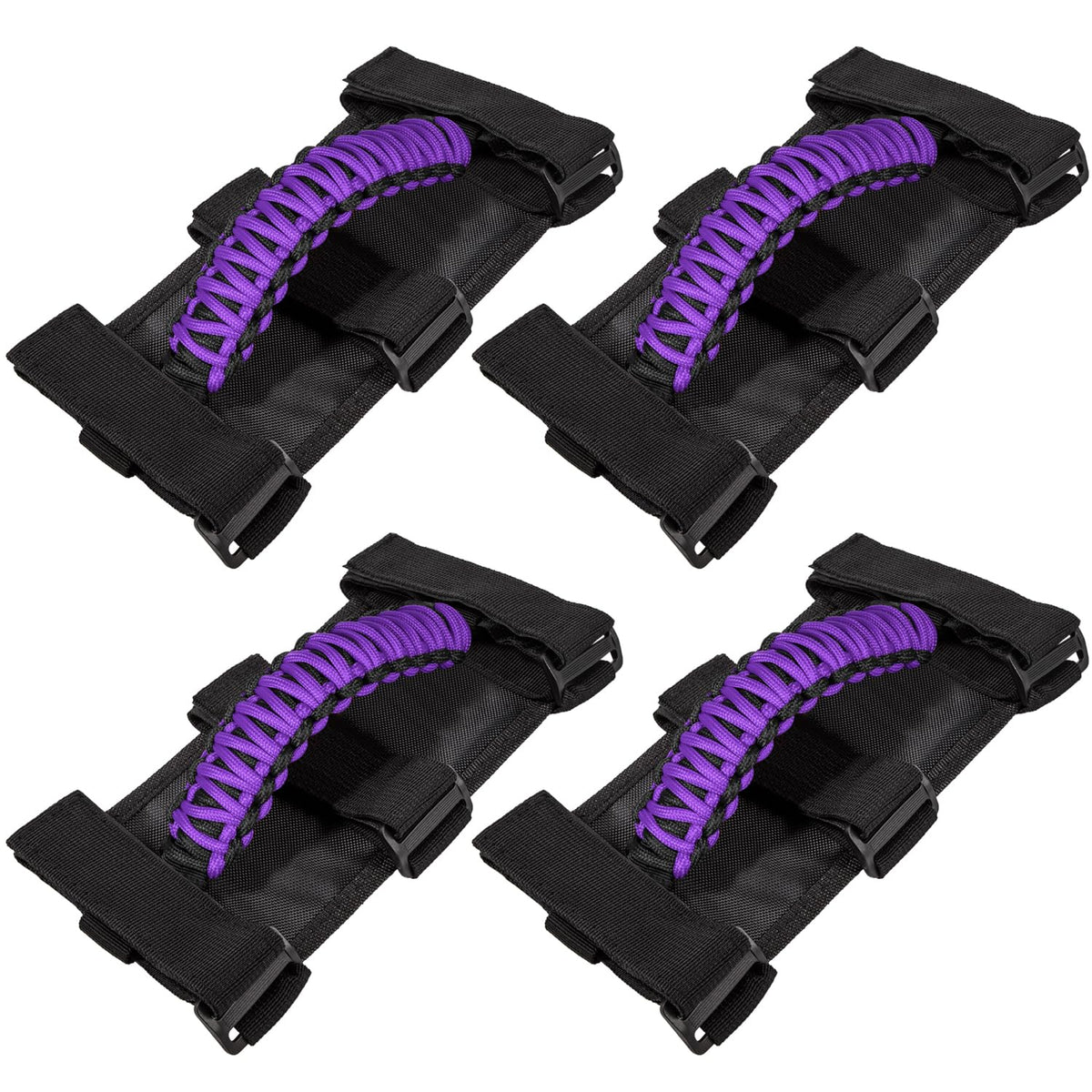 E-cowlboy purple ergonomic grip roll bar handle for Jeep, easier in-and-out
