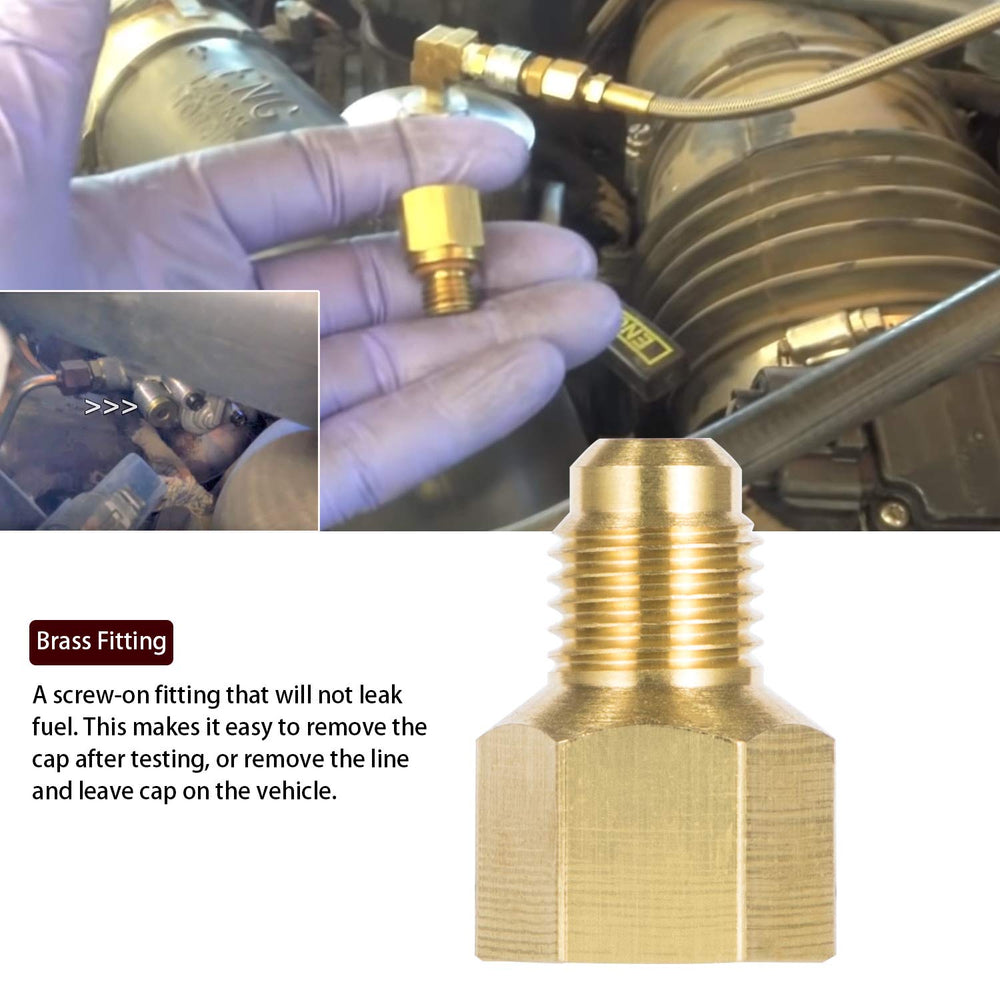 E-cowlboy Schrader valve port for precise pressure access
