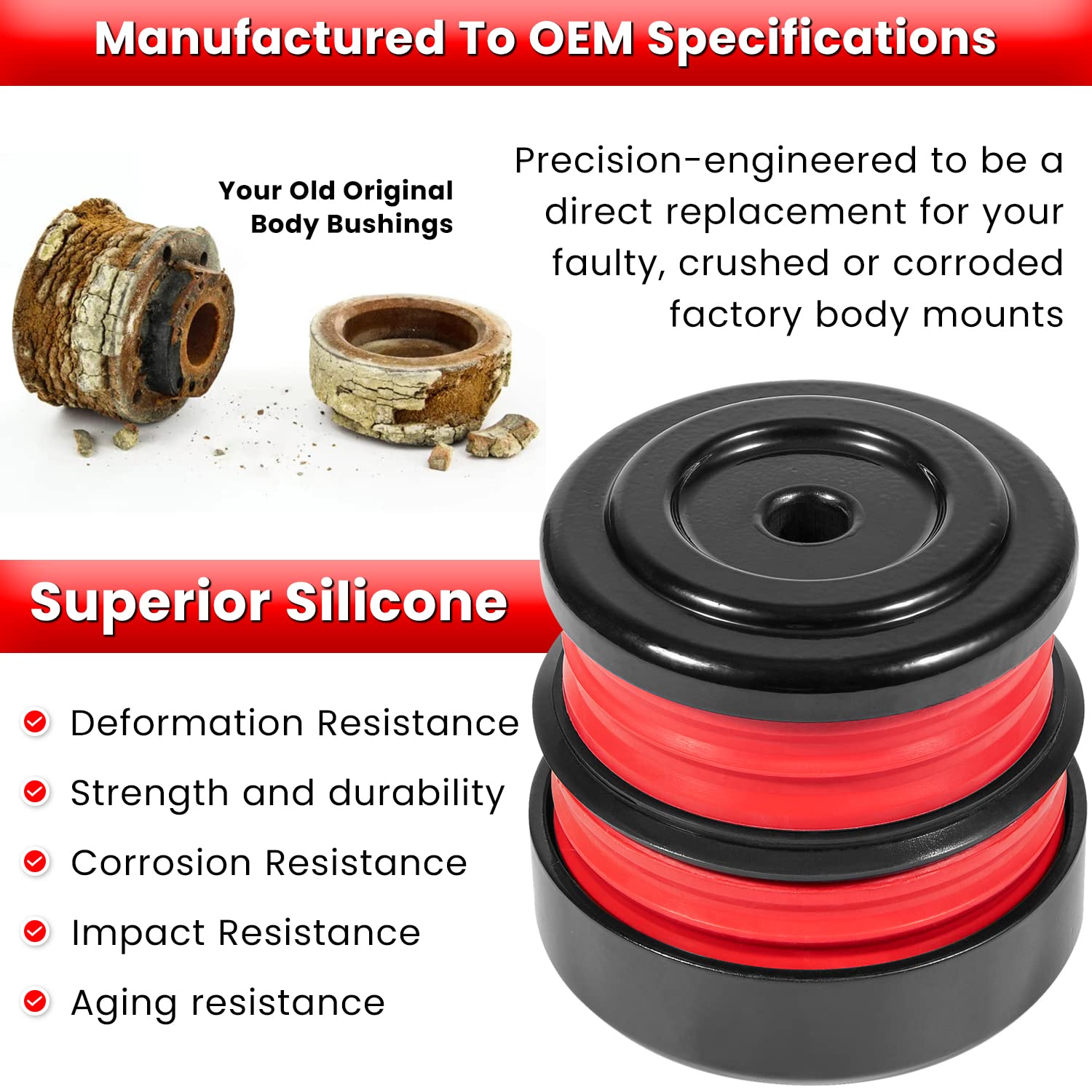 E-cowlboy six-shim set and caps ensure correct alignment and sealing.