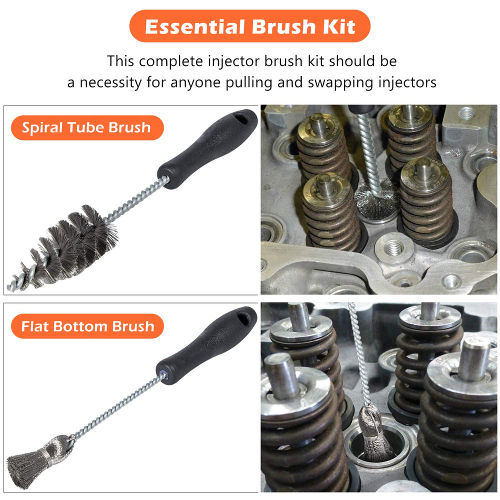 E-cowlboy stainless steel spiral tube brush for robust scrubbing power