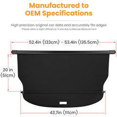 Ecowlboy trunk cover features an aluminum frame for strong support without adding bulk.