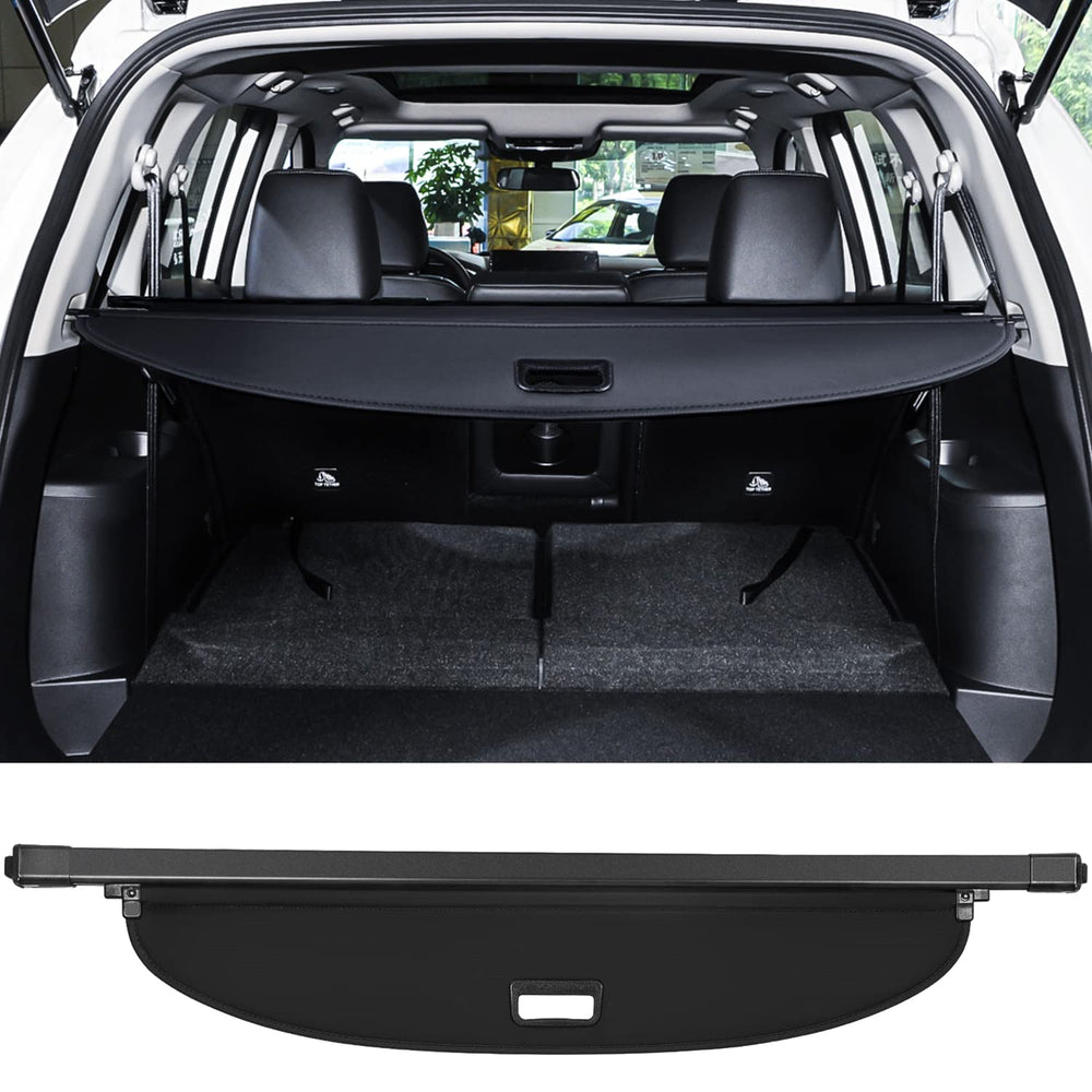Ecowlboy trunk cover for Nissan Rogue offers retractable privacy for cargo on the go.