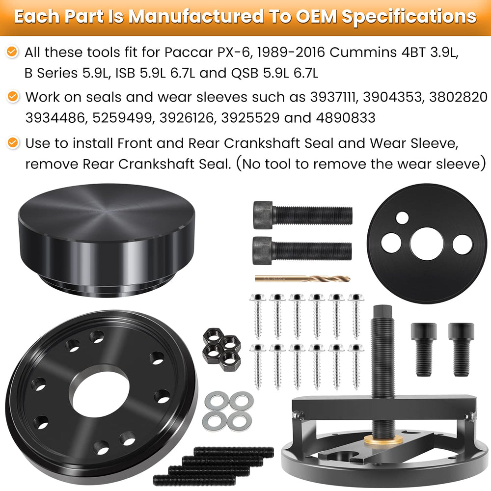 E-cowlboy wear sleeve installer tool aiding leak-free seating.