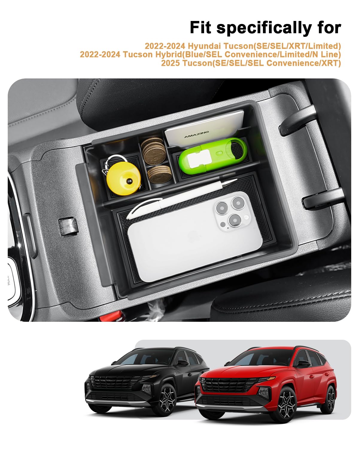 ECOZEN custom-molded storage enhances daily Tucson organization.