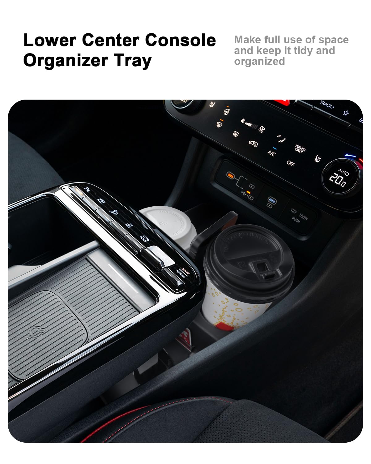 Ecozen durable ABS construction stands up to daily vehicle use.
