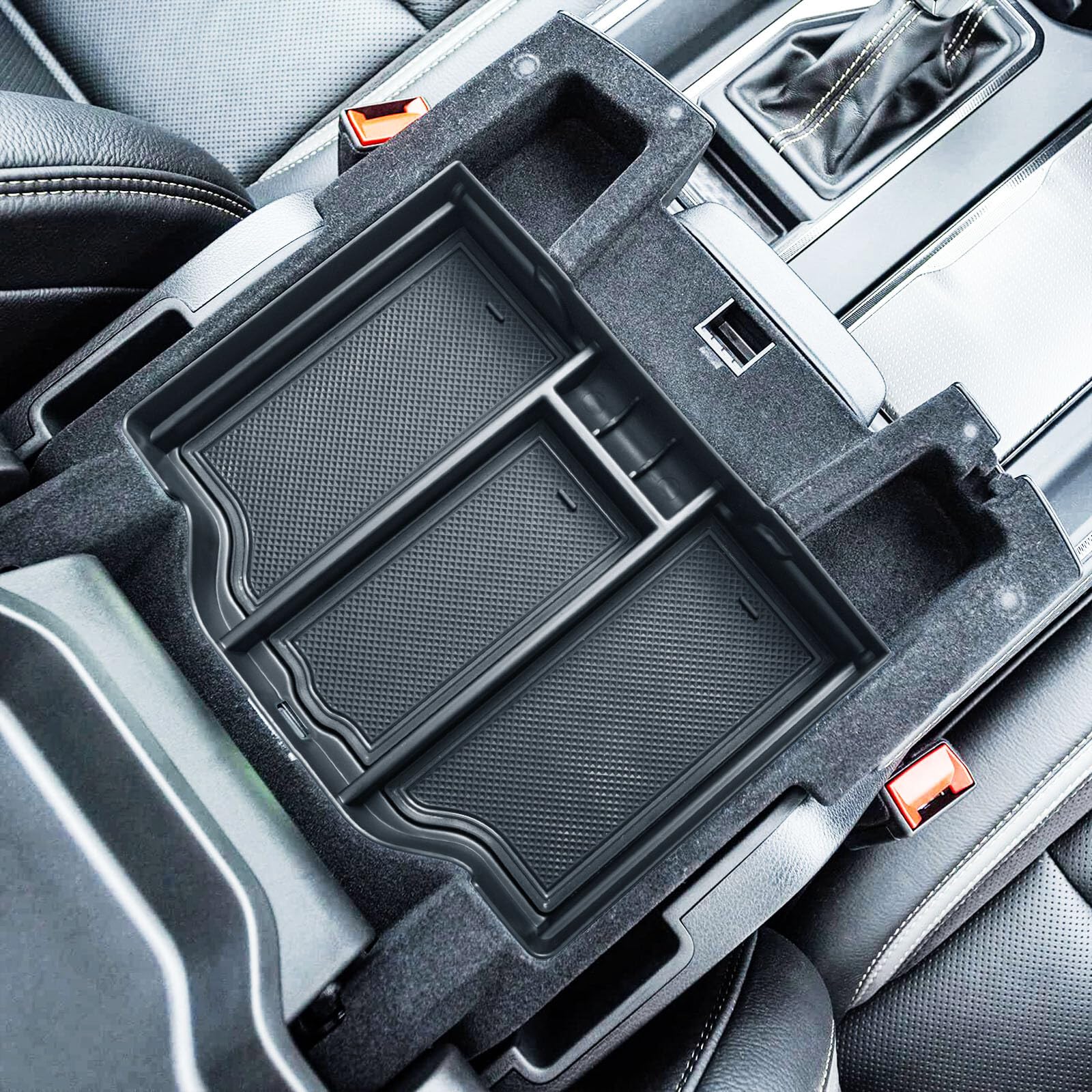 EDBETOS ABS plastic console tray for Dodge RAM resists wear.