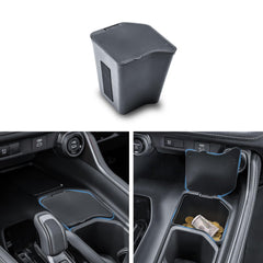 EDBETOS coin box installed on Grand Highlander gear shift panel for OEM-style storage