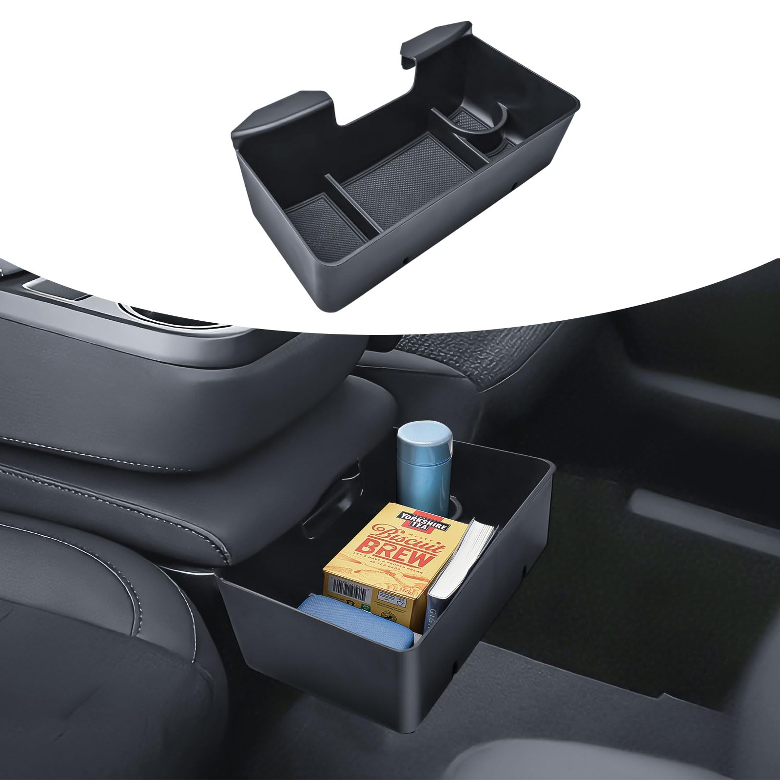 EDBETOS center console hanging organizer keeps items within reach while driving.