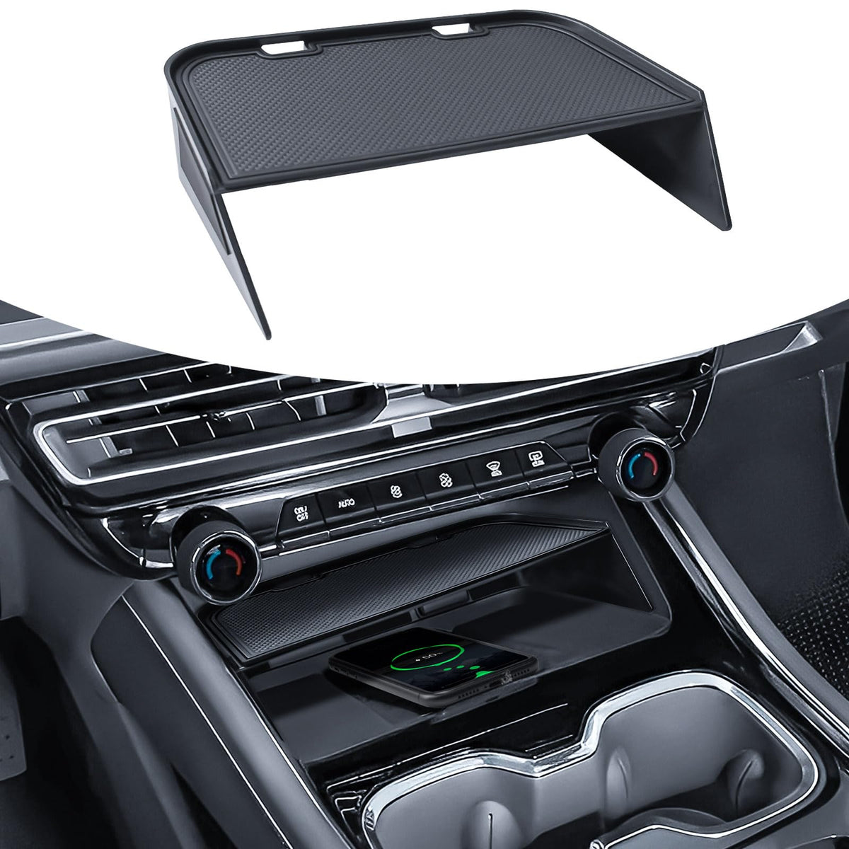 EDBETOS center console organizer for Chevy Traverse interior to reduce clutter