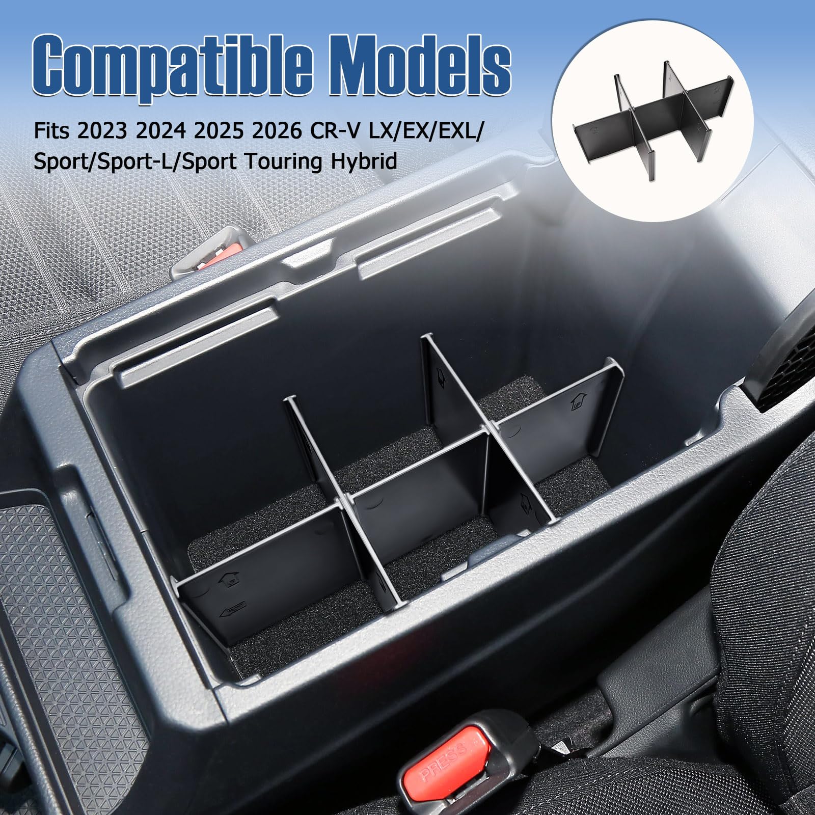 EDBETOS divider with six compartments helps find essentials faster