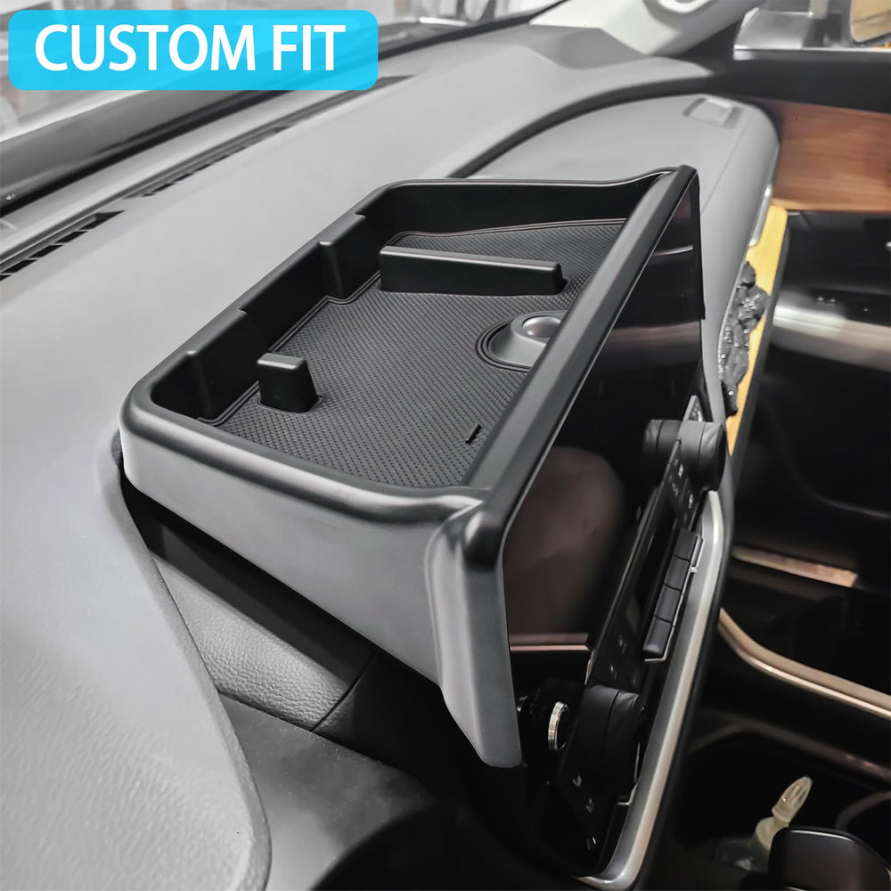 EDBETOS dash tray silicone pads reduce noise and prevent items from sliding.