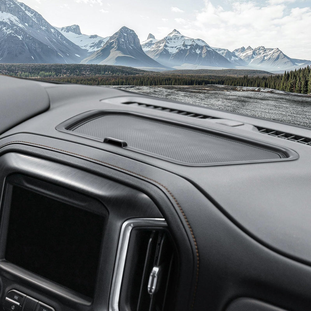 EDBETOS dashboard organizer tray for GMC Sierra keeps items accessible and organized.