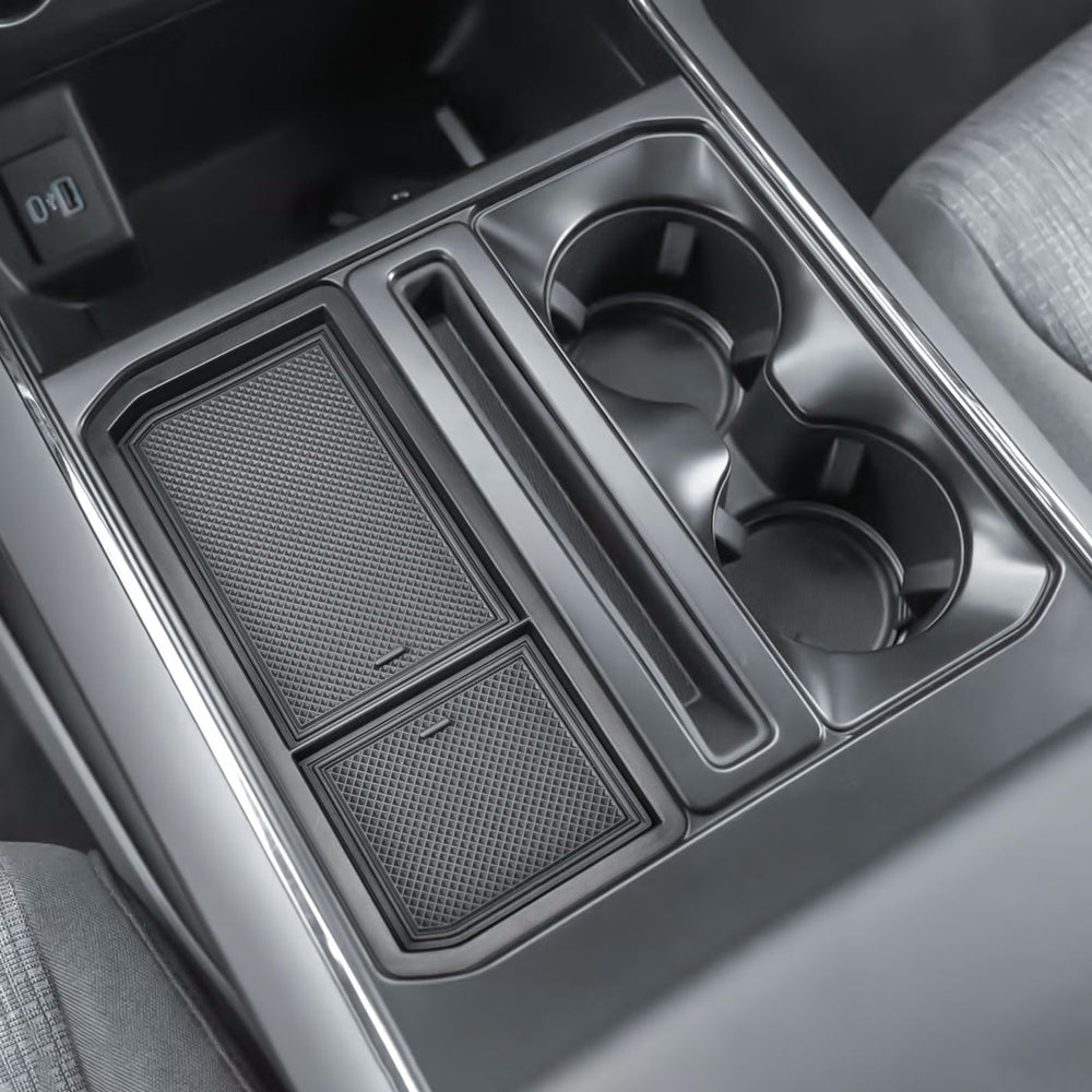 EDBETOS F-150 driver-pocket cubby cover keeps small items discreet and accessible