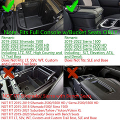 EDBETOS full console tray organizes tools and gadgets in the 2500HD/3500HD.
