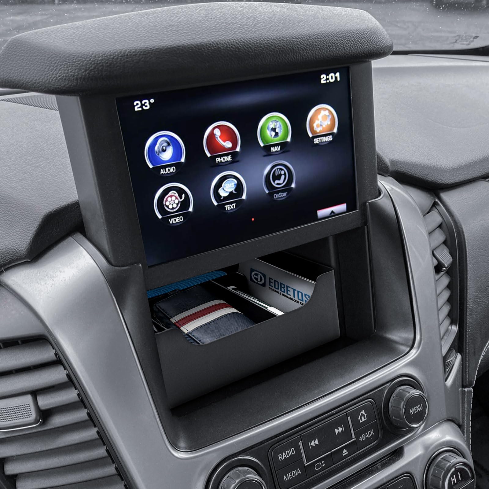 EDBETOS hidden storage enhances cabin cleanliness and accessibility.