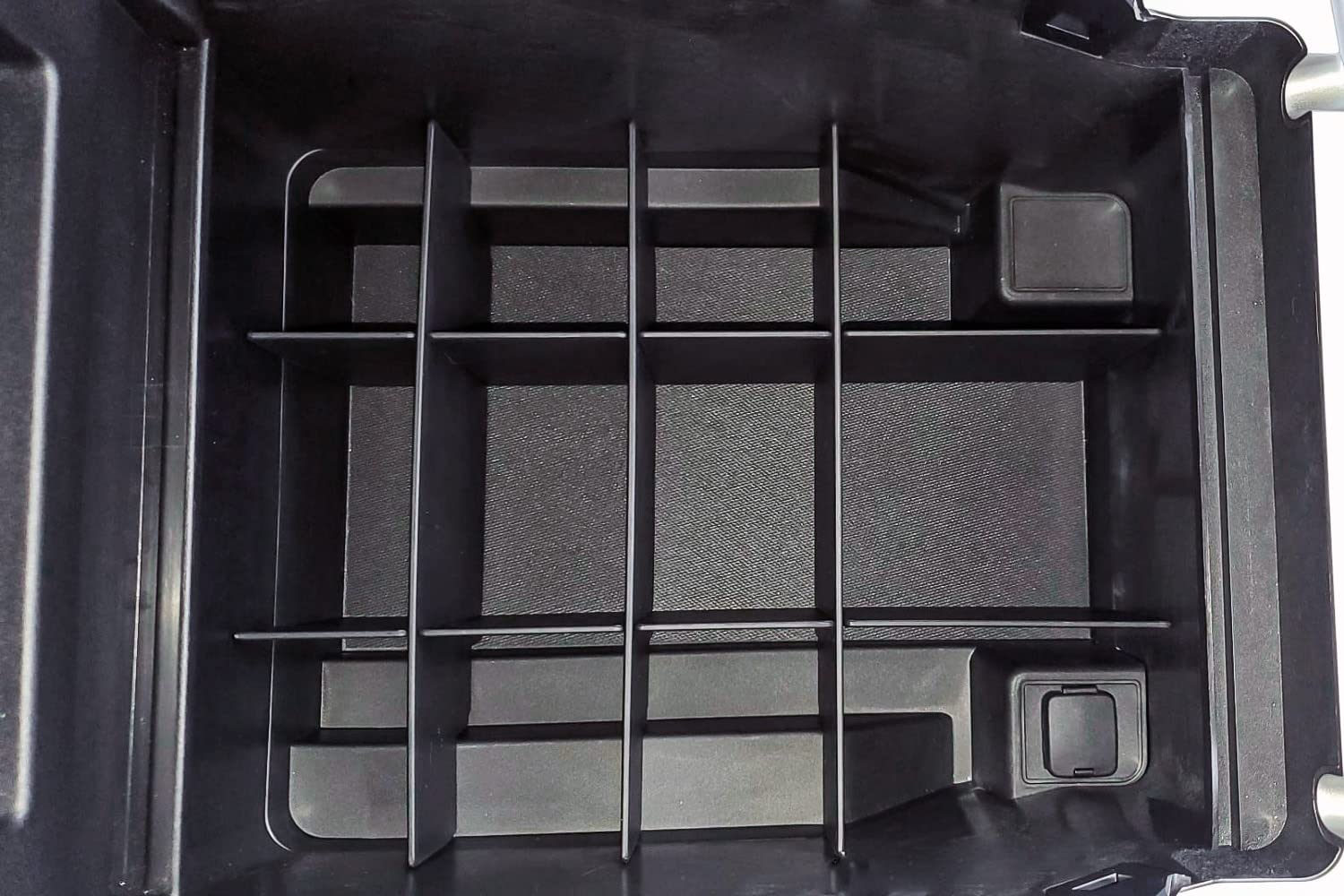 EDBETOS matte ABS dividers enhance the interior look and organization inside the console.