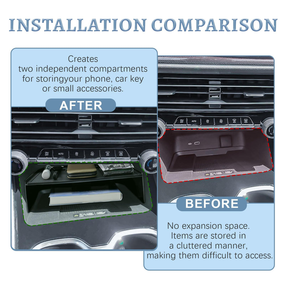 Silicone pads prevent sliding and rattling for a quieter ride