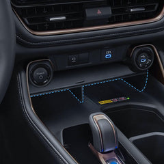 Non-slip silicone pads reduce movement and rattle on the road.