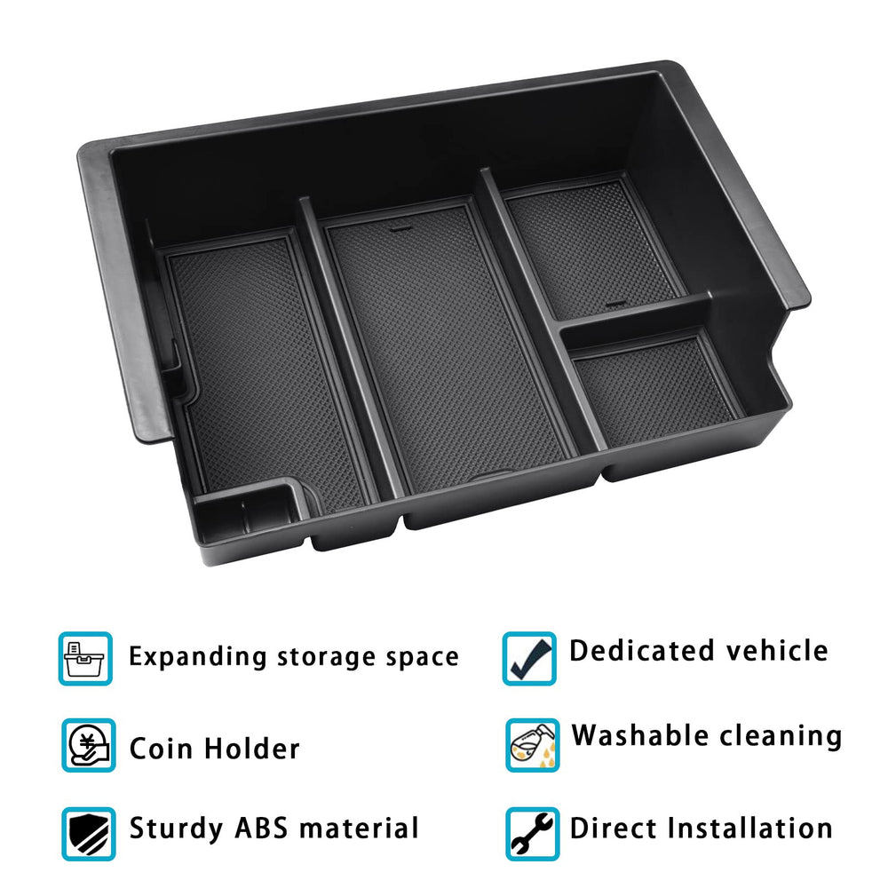 Organization of coins, keys, and gadgets in one place.