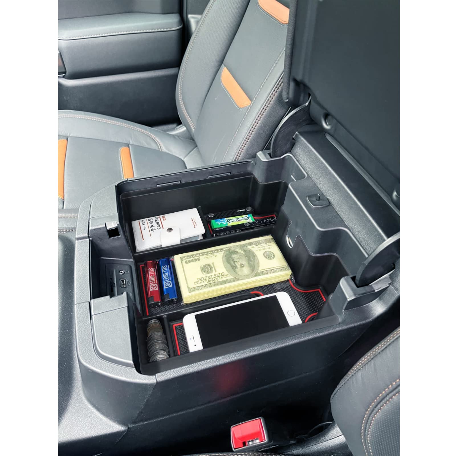 EDBETOS compatible design fits Silverado/Sierra with bucket seats.