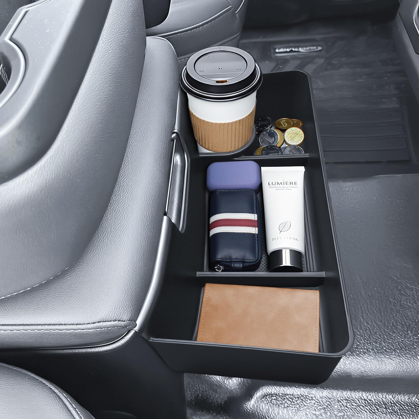EDBETOS organized storage solution enables quick access to essentials.