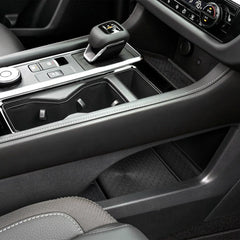EDBETOS Pathfinder center-console tray top-down view increasing storage capacity.