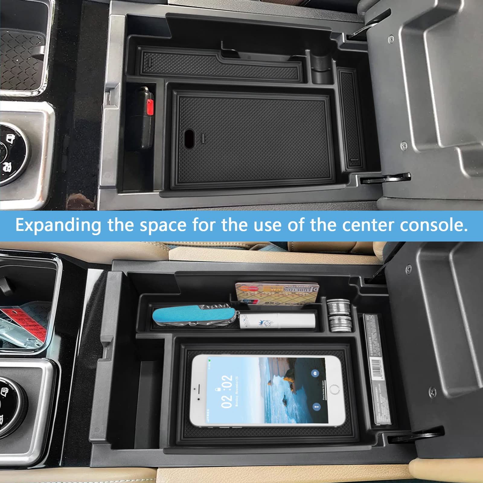 Cable pass-through on EDBETOS tray enables charging while driving