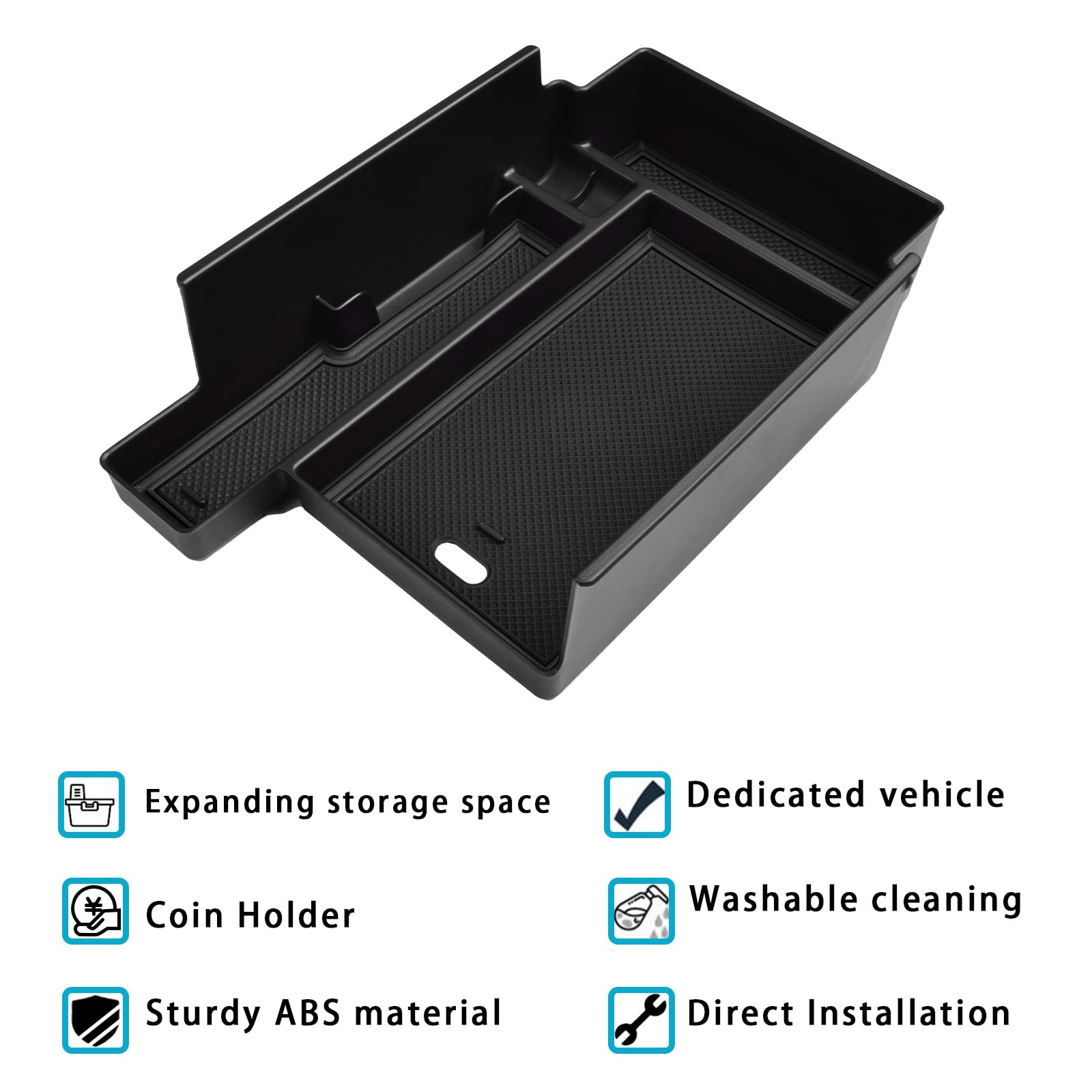 Removable rubber liner for easy cleaning on EDBETOS tray