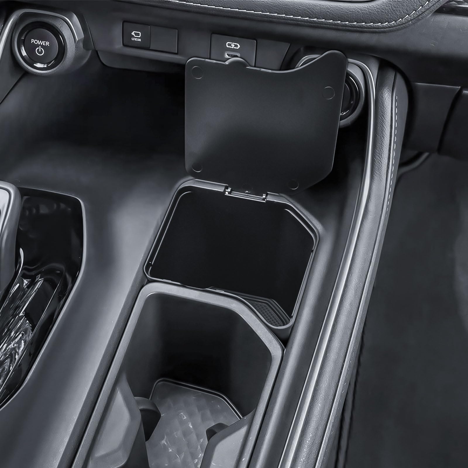 Seamless integration gives a clean look in the center console