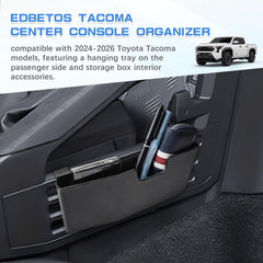 Compact storage focus of EDBETOS organizer holding cards and keys