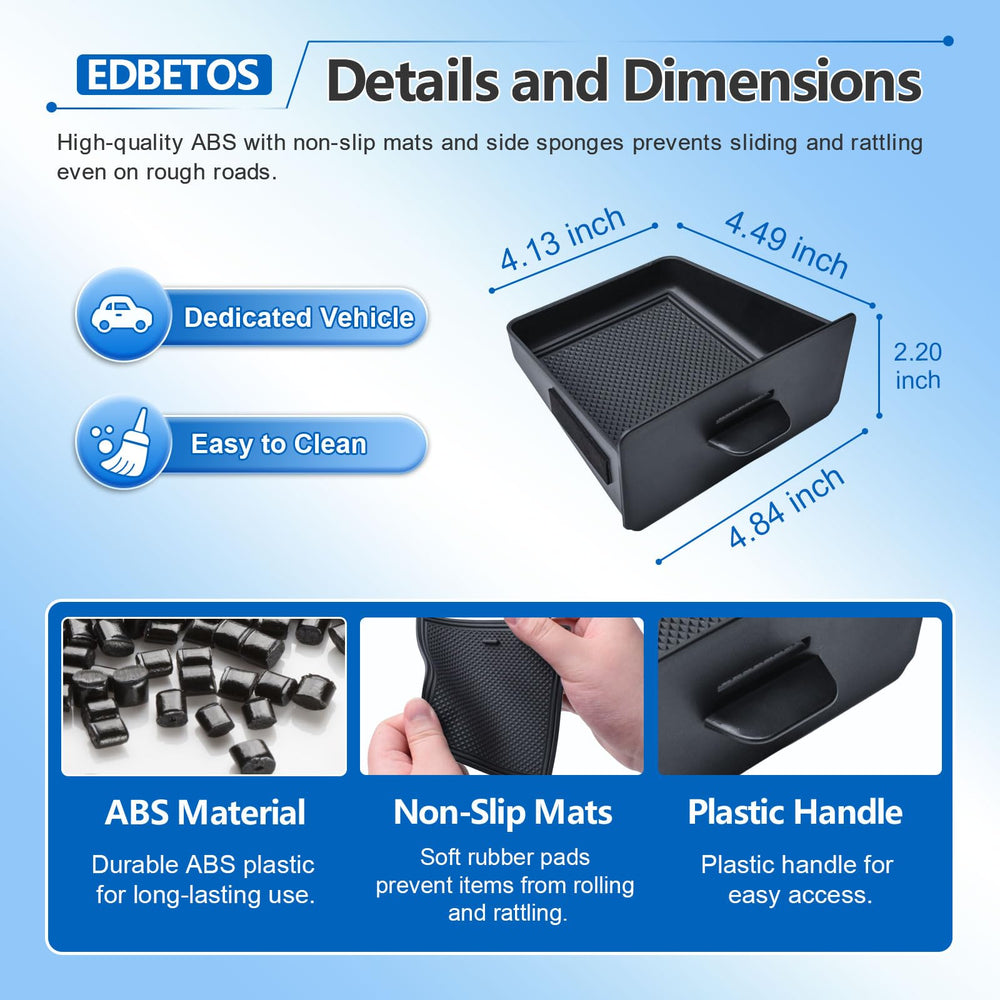 EDBETOS tool-free installation for RAM drawer is quick and reversible