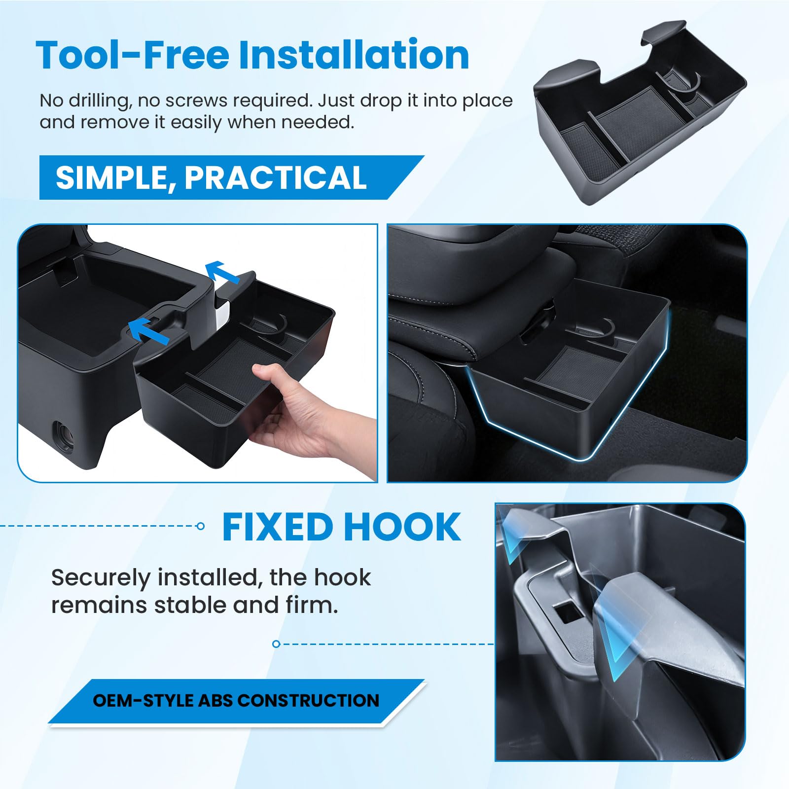 EDBETOS tool-free installation for easy setup.