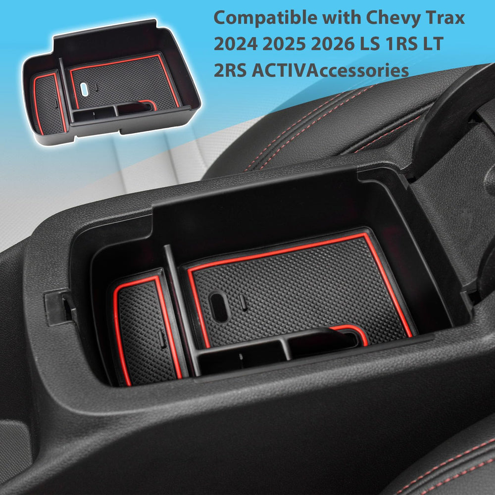 Vibrant red finish adds a stylish interior accent in the Chevy Trax
